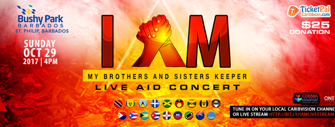 “I AM” – Caribbean Hurricane Relief Benefit Concert – October 29th